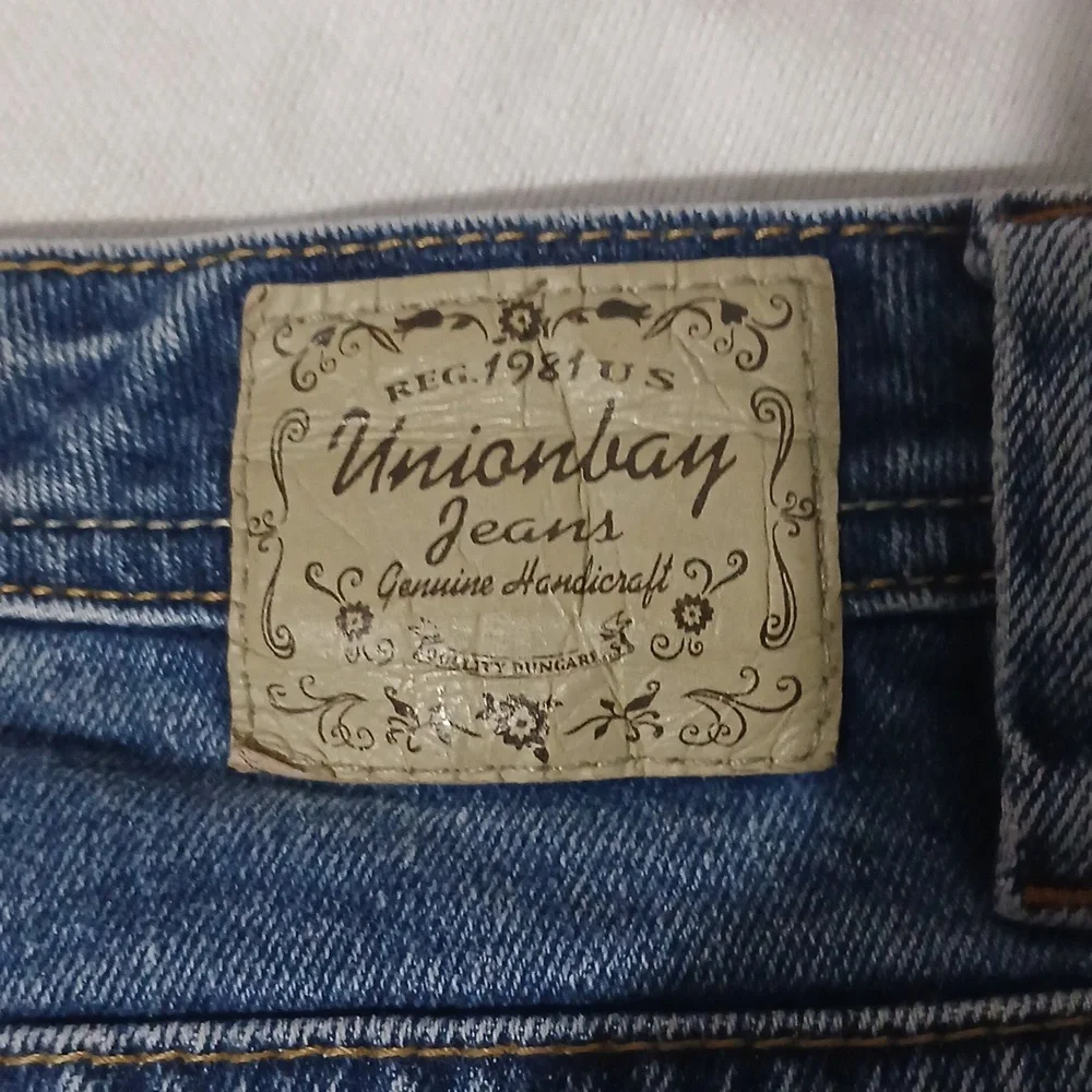 GUC UNIONBAY Stretch Flare Blue Women's Jeans Size 17 - Picture 5 of 5